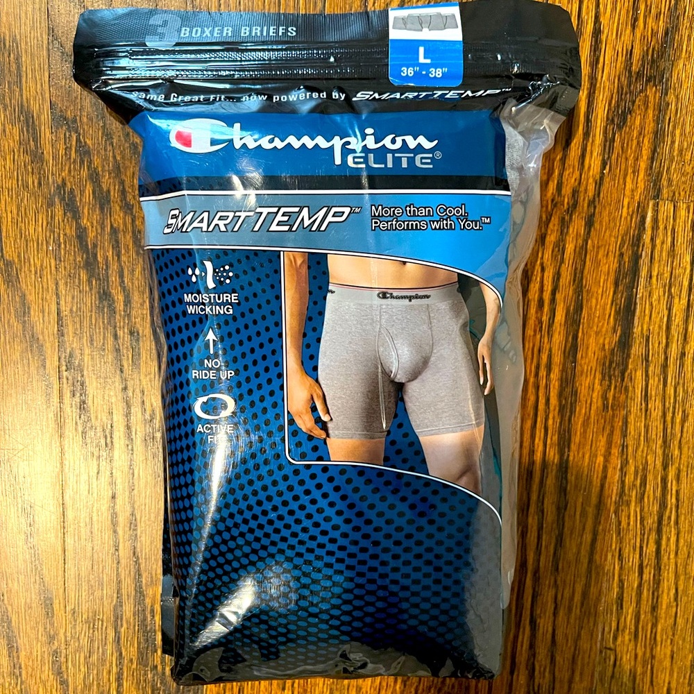 Men’s Champion SmartTemp boxer briefs